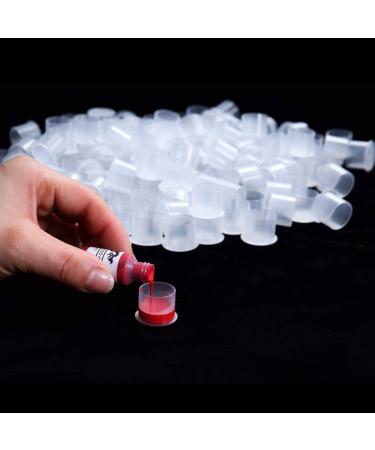 Ink Caps Small 500pcs - Disposable Microblading Makeup Ink Cups - 11mm Sizes - Pigment Ink Caps - Buy Online on GoSupps.com