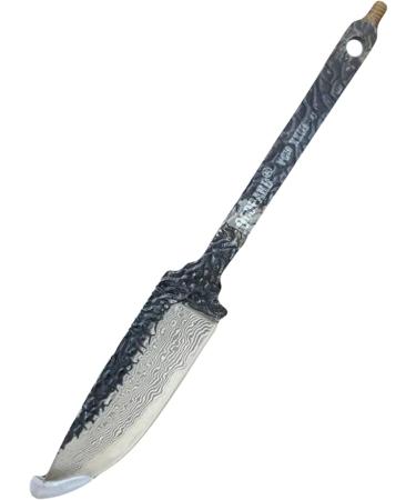 VG10 Damascus San Mai Blank Blade for Custom Knifemaking | Full Tang DIY Blade with Stainless Steel Guard & Pommel | Perfect for Outdoor & Camping - Buy Online on GoSupps.com