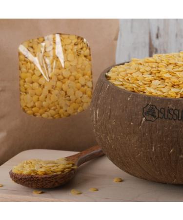 Organic Yellow Lentils | Divided | 1.8 kg | Eco-Friendly Plastic-Free Packaging | s ssundclever.de  - Buy Online on GoSupps.com