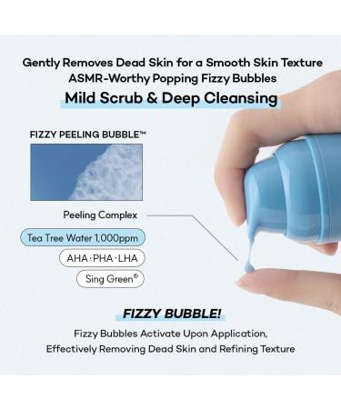 STANDARD SEOUL Deep Clean Bubble Cleanser Gel-to-Foam Exfoliating Face Wash with AHA PHA LHA Tea Tree Extract Non-Irritating Skin-Smoothing Bubble Skincare for Sensitive & Textured Skin 50ml - Buy Online on GoSupps.com