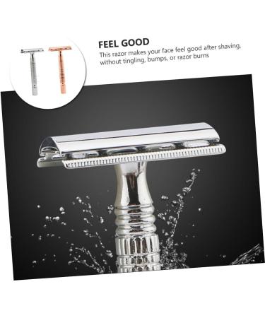 Premium Soesfoufu 2-in-1 Portable Cutthroat Razor - Perfect Gift for Men | Classic Manual Shaving Tool - Buy Online on GoSupps.com
