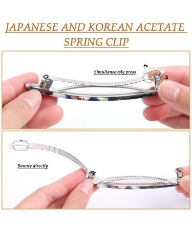 10 cm Turtle Shape Hair Clips - 12 Elegant Acetate Ponytail Accessories | Automatic Hair Needles for Women Hair Styling - Buy Online on GoSupps.com