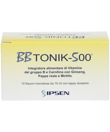 Akkadeas Pharma Bbtonik 500 Food Supplement 10 Vials of 10 ml