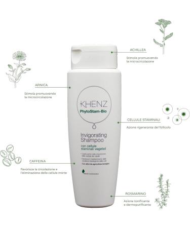 khenz Invigorating Shampoo regenerating stem cells anti-hair loss 250 ml - Buy Online on GoSupps.com