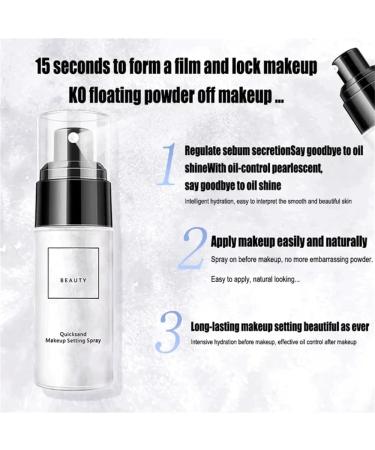 Waterproof Makeup Setting Spray Waterproof Setting Spray Makeup Setting Spray for Makeup Long Lasting Fixing Spray Makeup Finishing Spray for Makeup Moisturize Oil Control (2PCS) - Buy Online on GoSupps.com