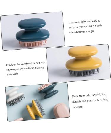 Skisuno Silicone Massage Curb Air Cushion Ridge Hairbrush - Ultimate Scalp Cleaning & Shampoo Massage Device - Buy Online on GoSupps.com