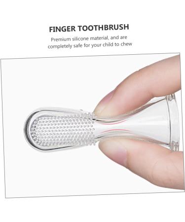 Frcolor 3 Sets Finger Toothbrush Set - Portable Oral Care for Toddlers & Babies - Gentle Finger Toothbrush Cleaner - Buy Online on GoSupps.com