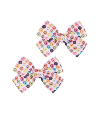 Jumbo Donut Bow Hair Clip - Large Doughnut Bowknot Hairpin BBG45 - Buy Online on GoSupps.com