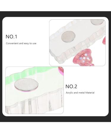 POPETPOP 2 Sets Acrylic Nail Display Stand Nail Practice Holder Magnetic Nail Practice Stand Fingernail DIY Nail Design Stand for False Nail Manicure Tool Home Salon Use - Buy Online on GoSupps.com