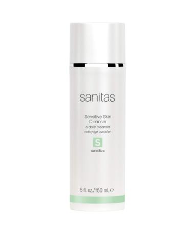 Sanitas Skincare Sensitive Skin Cleanser Ultra Mild Protective Cleanse Fragrance Free Aloe Vera Beta Glucan 5 Ounces
