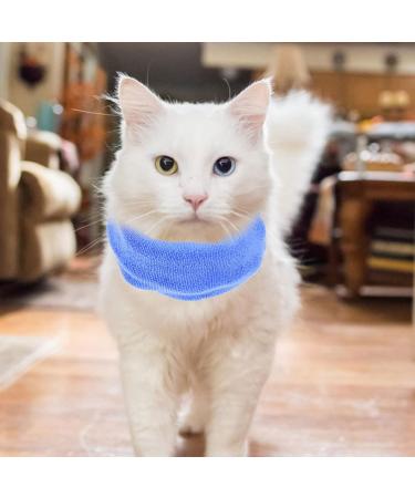 POPETPOP Covers Elastic Snood Protection Warm Warmer Multi-Function for Puppy Portable Noise Pet Earmuff L Blue - Buy Online on GoSupps.com