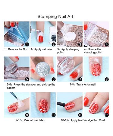 Tixiyu Clear Silicone Jelly Stamper - Nail Art Stamp Set with Lid & Schaber | Transparent Stamping Tools for Professionals - Buy Online on GoSupps.com