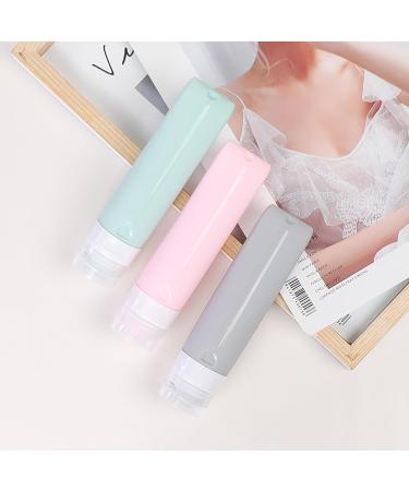Roseflower 5 Pack Silicone Travel Bottles - 80ml Leakproof Refillable BPA-Free & TSA Approved Travel Accessories for Shampoo Lotion & Shower Gel - Buy Online on GoSupps.com