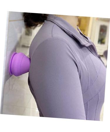 Healeved Portable Massage Globe - Deep Tissue Hand & Back Massager Acupressure Suction Device for Legs - 7.5x7cm Violet - Buy Online on GoSupps.com