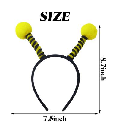 YOOHUA 12PCS Bee Tentacle Headbands for Women & Girls - Halloween & Christmas Party Hair Accessories - Buy Online on GoSupps.com