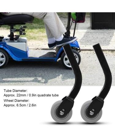 Mobility Scooter Caster Space-saving 2pcs Wheels Mobility Scooter Wheels Practical Universal Scooter for Mobility Scooter - Buy Online on GoSupps.com
