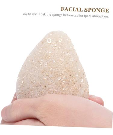 Ipetboom 1pc Sponge Face Wash Face Sponge Exfoliating Puff Body Face Bath Sponge Exfoliating Face Scrubber Exfoliating Sponge Sponges Facial Sponge Clean Walnut Powder - Buy Online on GoSupps.com