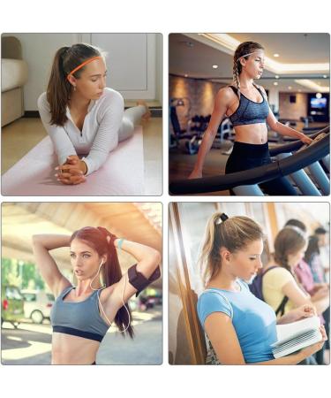 URAQT Sports Headband 5Pcs - Non-Slip Elastic Thin Hairbands for Women/Girls - Perfect for Yoga, Fitness, Running - Multiple Colors - Sweat Absorbing Athletic Headbands - Buy Online on GoSupps.com