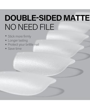 AILLSA Extra Short Coffin Nail Tips - Matte Soft Gel Full Cover Nails for Mothers Day - 240PCS, 15 Sizes - Buy Online on GoSupps.com