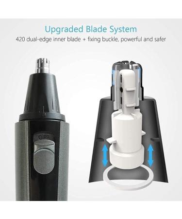 Best Men's Nose & Ear Hair Trimmer - Portable Battery-Operated Waterproof Stainless Steel - Shop Now - Buy Online on GoSupps.com