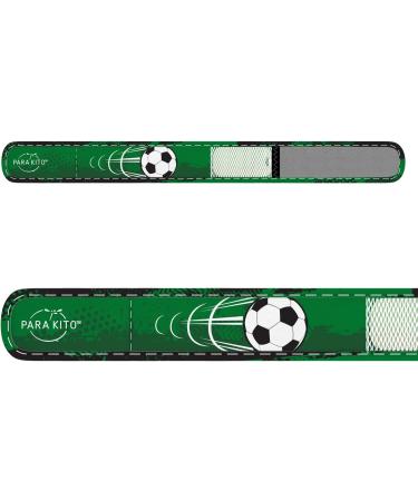 PARA'KITO Mosquito Repellent Wristband - Soccer Design | Natural Essential Oils | Waterproof Outdoor Pest Repeller Bracelet - Buy Online on GoSupps.com