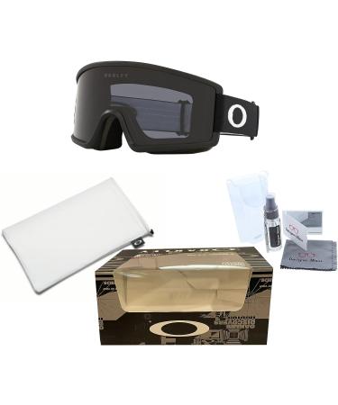 Oakley Target Line Ski Goggles Bundle | Matte Black/Dark Grey - Men's & Women's OO7120 OO7121 - Buy Online on GoSupps.com