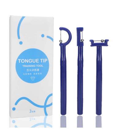3-piece Tongue Tip Exercise Set, Tongue Tip Lateralization Lifting Oral Muscle Training Tool