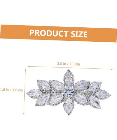 Beatifufu Rhinestone Hair Clip Women Hair Barrettes Wedding Rhinestones Hair Clip Crystal Hair Barrette Rhinestones Hairpin Diamonds Hair Accessories Crystal Hair Clip Women Hair Clip - Buy Online on GoSupps.com