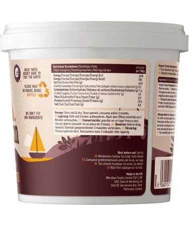  Meridian Meridian Organic Natural Crispy Peanut Butter 1000g (Box of 6) - Buy Online on GoSupps.com