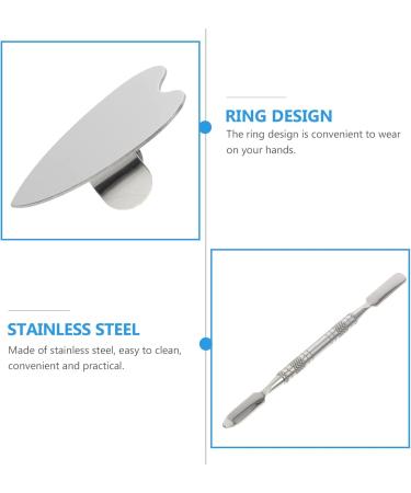 Magiclulu Heart Shape Nail Art Palette - 2 Sets Color Mixing Tool for Manicure & Painting - Buy Online on GoSupps.com