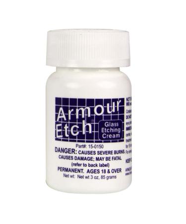 Armour Etch Glass Etching Cream (2.8oz) - Buy Online on GoSupps.com