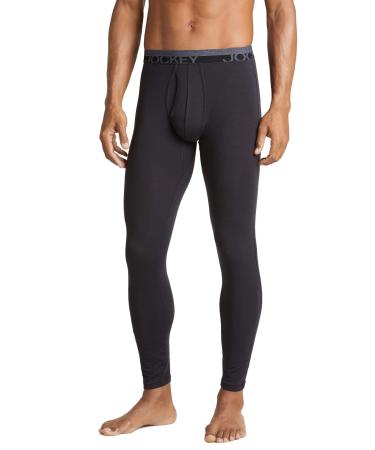 Jockey Men's Baselayer Tall Man Thermocore Pant Large Tall Black