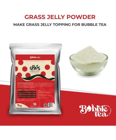 1kg Grass Jelly Powder - Vegetarian - Great as a Bubble Tea Topping - Buy Online on GoSupps.com