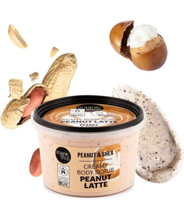 Organic Peanut Latte Creamy Body Scrub with Shea - 250 ml - Buy Online on GoSupps.com