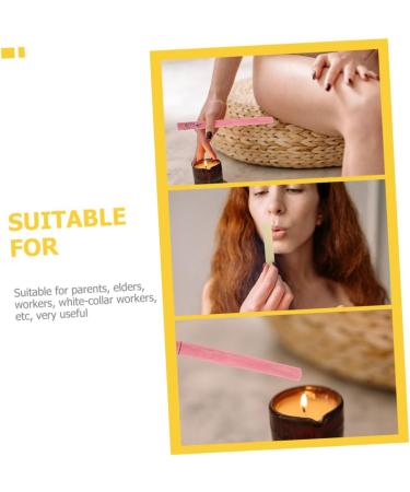 Fomiyes 10-Piece Umbilical Candle Moxa Sticks for Safe Moxibustion Spa Treatment - Mild Navel Moxa Robs - Buy Online on GoSupps.com