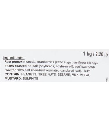 Yupik Salad Topping Mix 1 kg 6 Count Kosher Vegan Blend of Pumpkin Seeds Sunflower Seeds Soy Beans & Cranberries Good Source of Protein & Fiber Sweet & Salty Flavor Ideal for Salads 1 kg (Pack of 6) - Buy Online on GoSupps.com