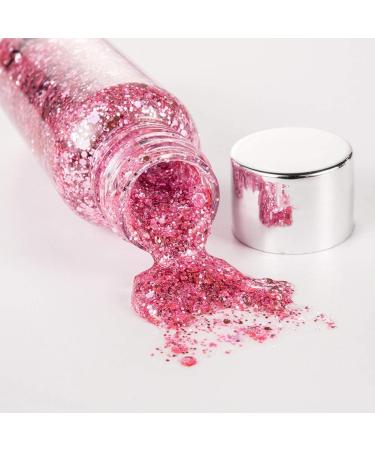 GL-Turelifes Mermaid Sequins Chunky Glitter Liquid Eyeshadow & Body Gel - Long Lasting Sparkling 30g (#09 White) - Buy Online on GoSupps.com