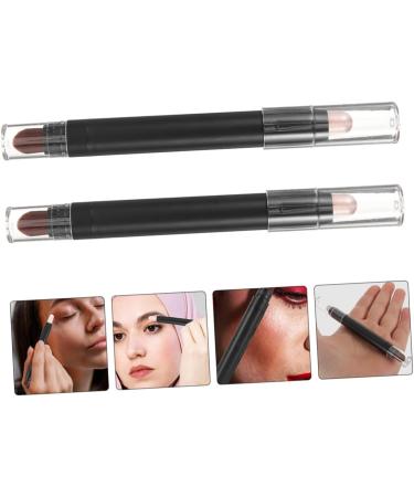 Healvian 2pcs Eyeshadow Eye Makeup Brush Eye Makeup Tool Eye Shadow Makeup Make up Brush Eye Shadow Stick Abs - Buy Online on GoSupps.com