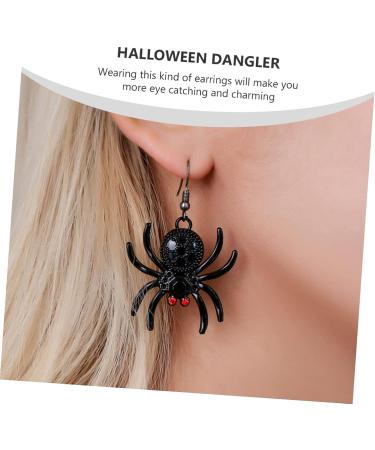VANZACK 3 Pairs Spider Eardrops Drop Earrings for Women & Men - Halloween Costume Party Supplies - Buy Online on GoSupps.com