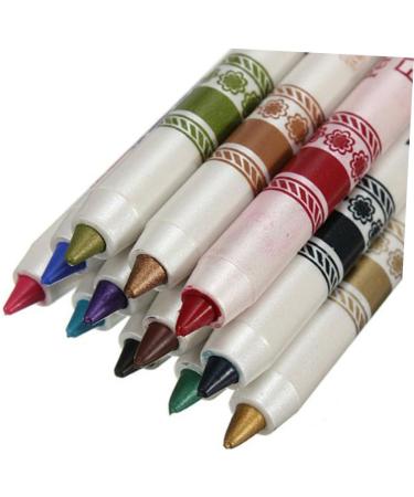Healvian 2 Pieces 12 12 in 1 Makeup Pencils Glitter Lip Eyebrow Liner For Parties Weddings School - Buy Online on GoSupps.com
