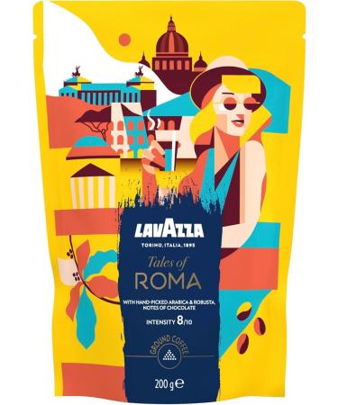 Lavazza Tales of Italia Lot de 3x200g Caf Moulu (Roma + Napoli + Milano) 600g Id al pour Machine Expresso Filtre ou Manuelle Arabica & Robusta Intensit s 7/8/9 Notes Gourmandes - Buy Online on GoSupps.com