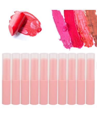Colorful Lip Balm Tube Empty Lip Balm Tube Lipstick for Lip Balm(07#Lipstick tube pink )