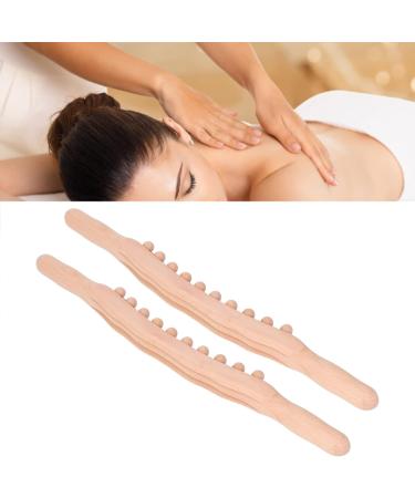 2 Pieces Wooden Gua Sha Scraping Massage Tool 20 Massage Points for Beauty Salon & Home International Shipping Available - Buy Online on GoSupps.com