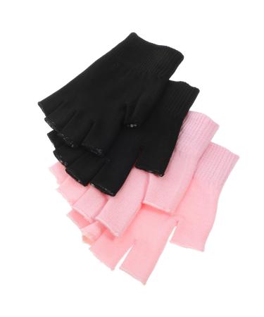 minkissy 2 Pairs Gel Gloves Lotion Moisturizing Gloves Sleep Gloves Moisturizing Hand Gloves Hand Caring Gloves Moisturizing Hand Covers Hand Cares Gloves Spa Nursing Supplies