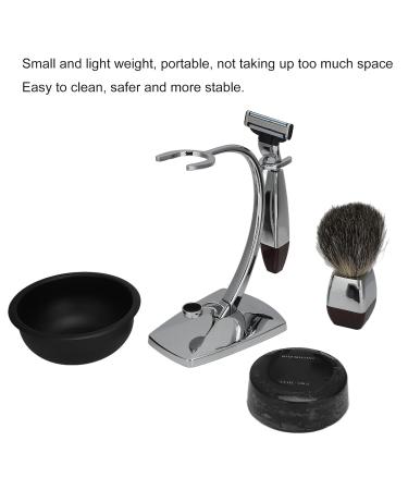Premium 5-Piece Men's Shaving Set | Manual Shaving Kit with Soap Brush Bowl & Stand - International Shipping Available - Buy Online on GoSupps.com