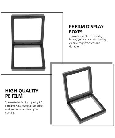 Minkissy 5-Piece Clear Floating Jewelry Organizer | Armor Storage Box for Nail Tips & Earrings | 3D Craft Display Holder - Buy Online on GoSupps.com