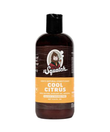 Dr. Squatch Cool Citrus Conditioner for Men   Daily Hair Conditioner   Stimulates  Hydrates  Soothes Scalp   Naturally Sourced with Organic Peppermint  Calendula  Clary Sage
