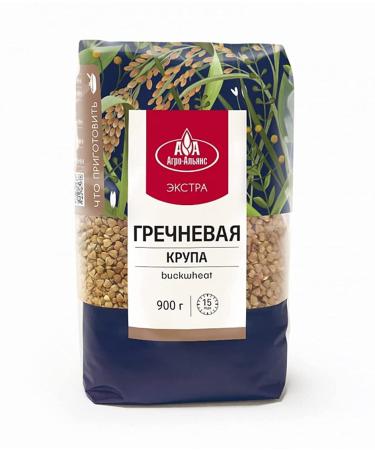 Krasnyi Oktyabr Brown Buckwheat (Grecha) Groats Extra 31.74oz 900g Grechka Kasha by Agro Alians Roasted Grechka Kasha