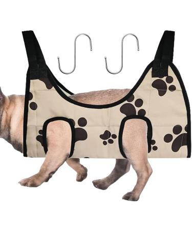Pet Grooming Helper Hammock Cat Dog Sling for Beauty | Breathable Pet Cat Hammock Restraint Bag for Small Medium Large Dogs and Cats Generic Paw Print Small - Buy Online on GoSupps.com