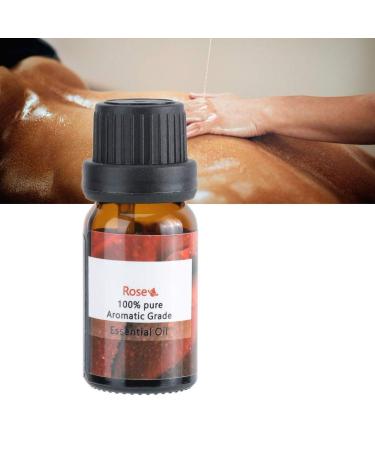 10 ml Rose Aromatherapy Essential Oil - Stress Relief Body Care & Massage Oil for Relaxation - Buy Online on GoSupps.com